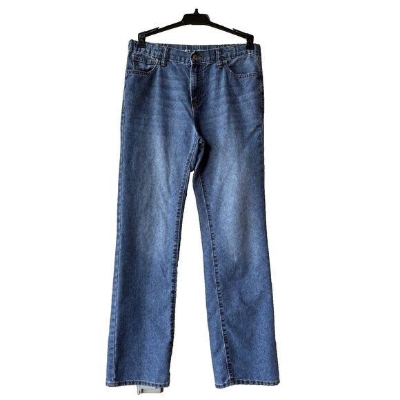 Old Navy boys Straight Built In Tough Jean size 18 x 30" inseam Adjustable Waist - Picture 1 of 4